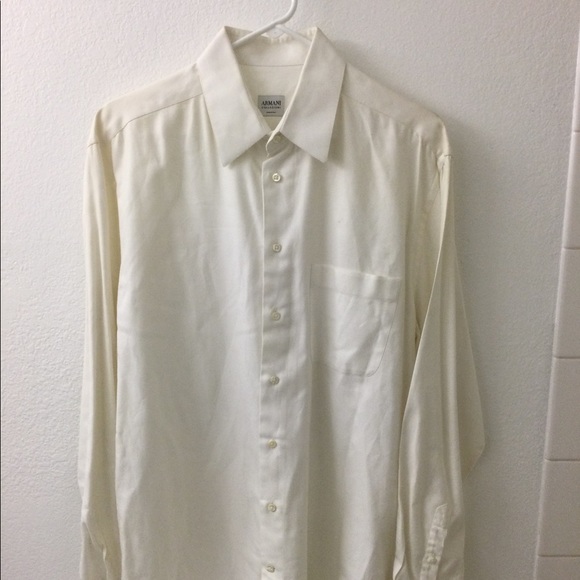 ARMANI COLLEZIONI Men’s Dress Shirt Made in Italy - Picture 7 of 9